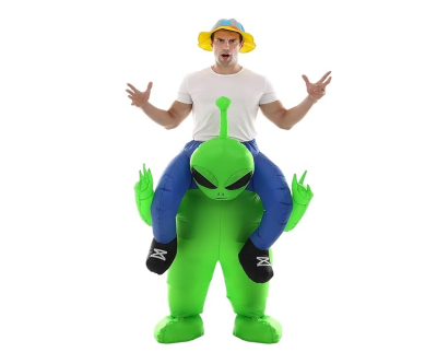 Inflatable Couple Alien Costume